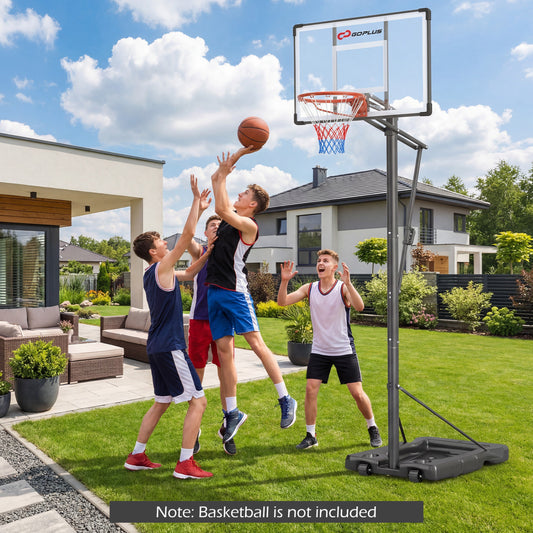 Portable Basketball Hoop, 10 Feet, Outdoor For Adults, Black Sport Equipments Black at Gallery Canada