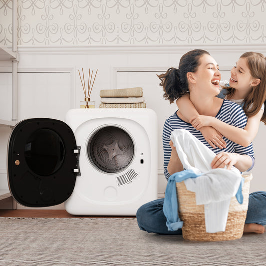 Portable Clothes Dryer, Compact Drying Machine, 800W Electric Laundry Dryer Dryers Options at Gallery Canada