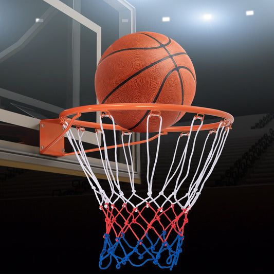 15 Inch Basketball Rim, All Weather Net, Orange Sport Equipments Orange at Gallery Canada