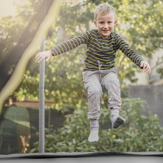 Trampoline Safety Enclosure Net, 8 ft, Weather-Resistant, Black Trampoline Accessories Black at Gallery Canada