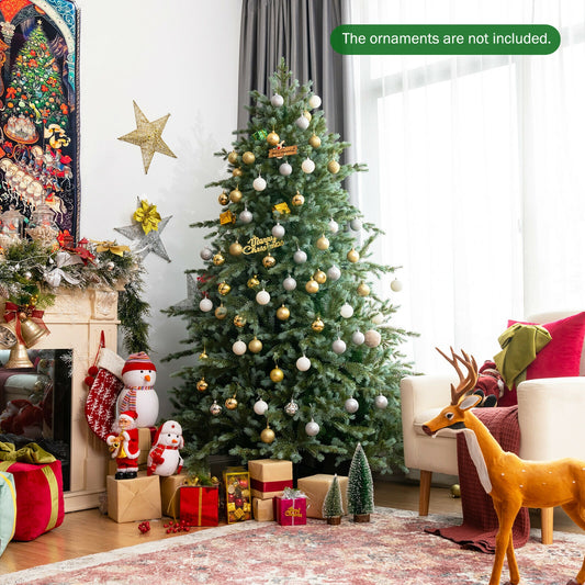 7 Feet Artificial Christmas Tree, 1260 Mixed PE and PVC Tips, Green Christmas Tree Green at Gallery Canada