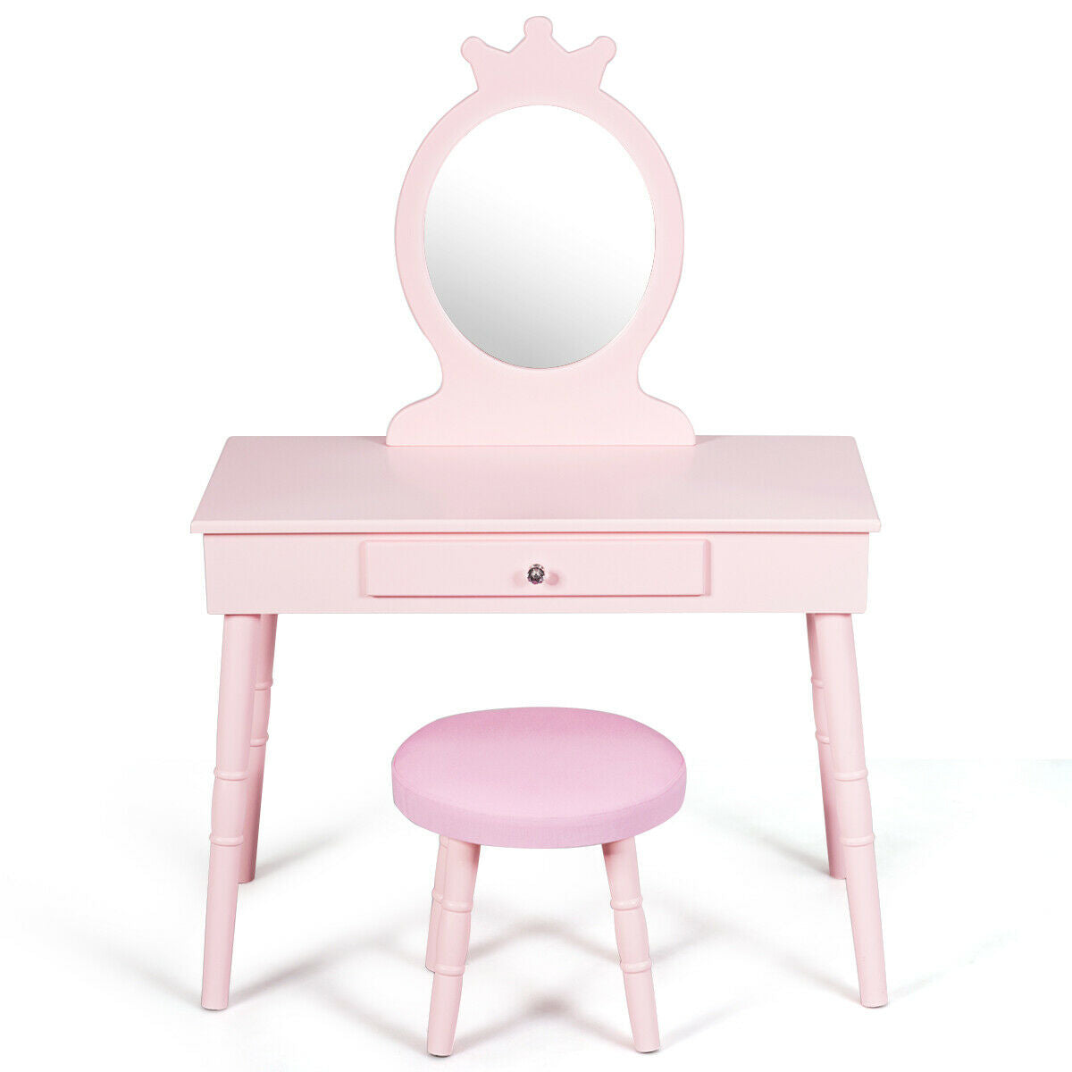 Kids Vanity Makeup Table And Chair Set, Pink Kids Vanities at Gallery Canada
