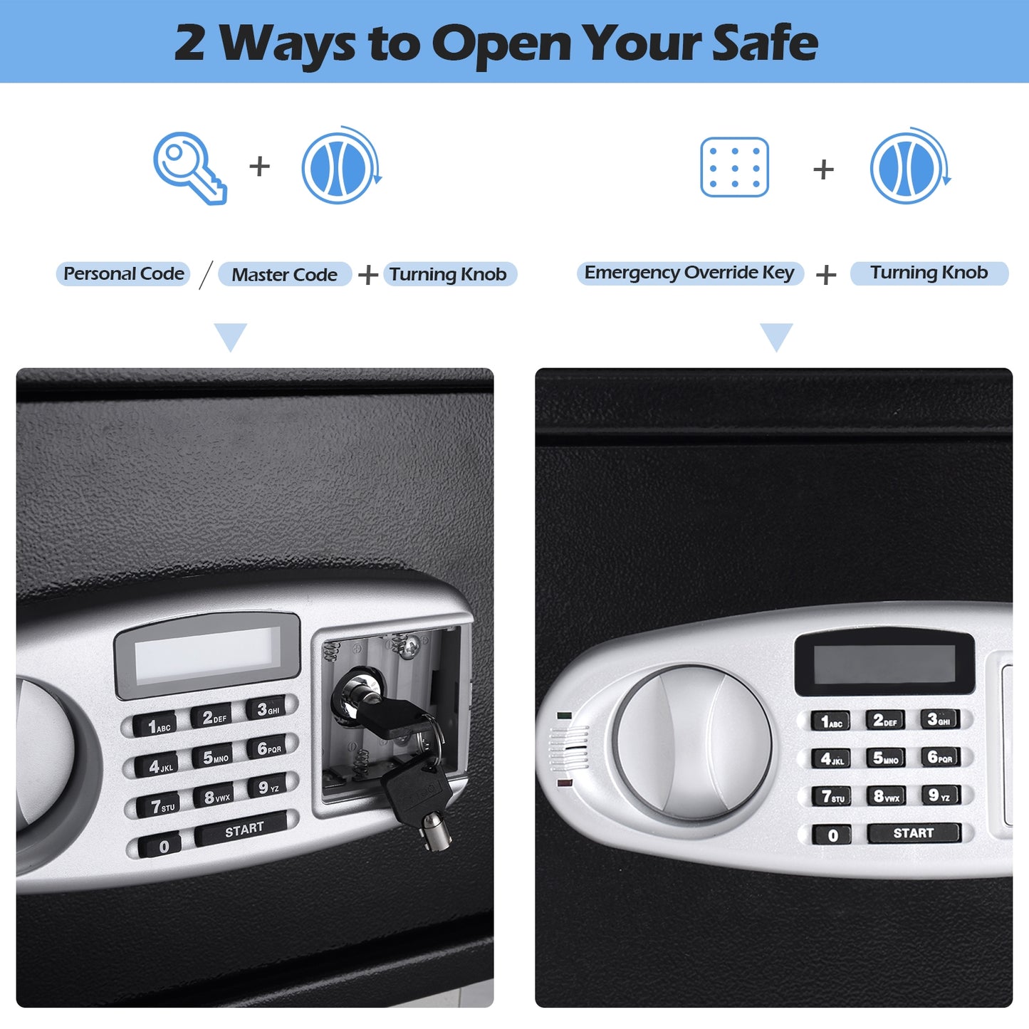Digital Deposit Safe Box, Front Drop, Black Safe Box at Gallery Canada