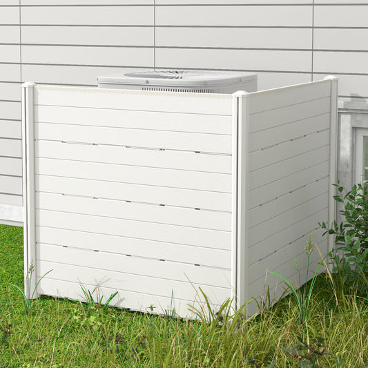 Outdoor Privacy Fence Screen, 5 Ground Stakes, White Room Dividers White at Gallery Canada