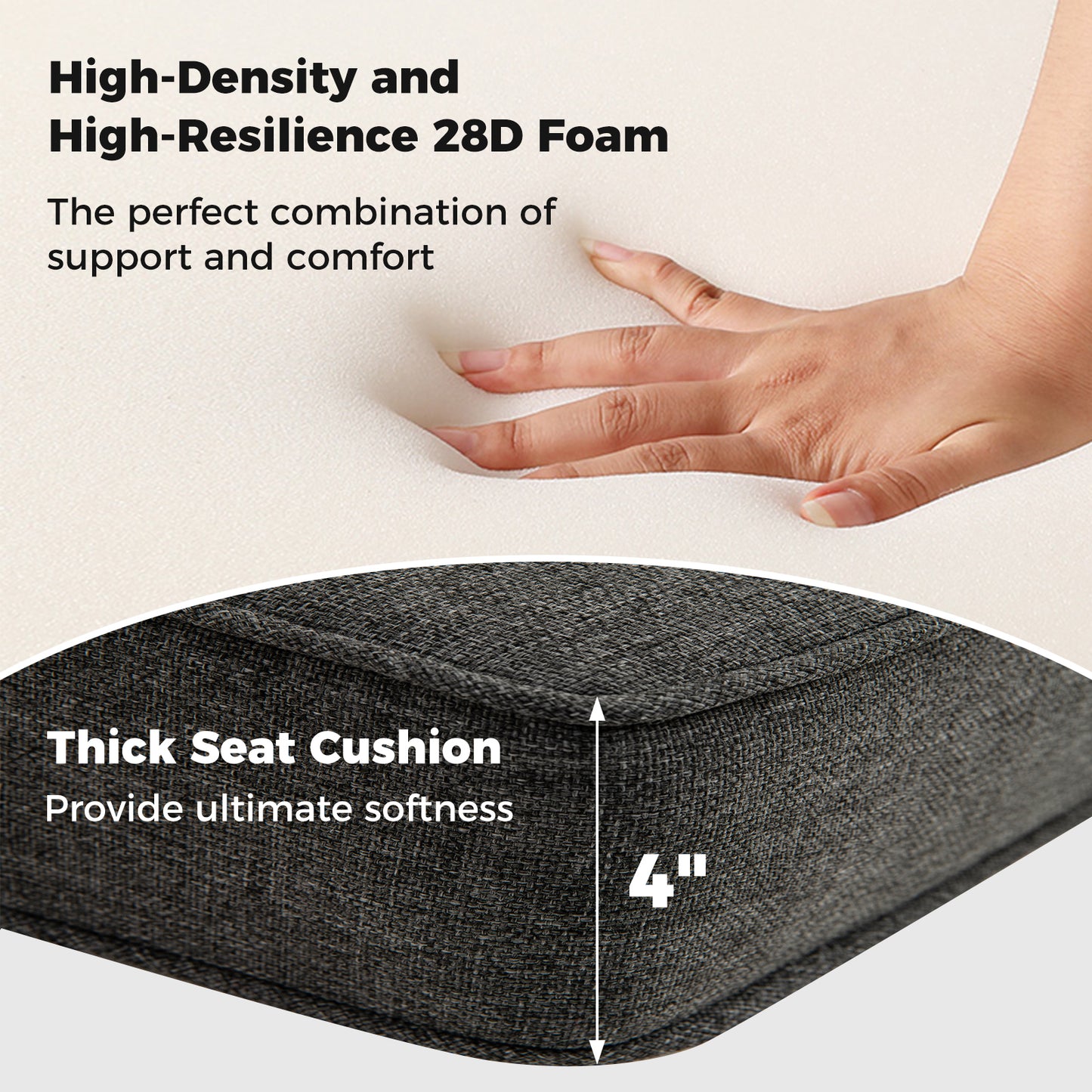 Outdoor Patio Cushion Set, 4 Piece, Removable Covers, Gray Outdoor Furniture Accessories at Gallery Canada