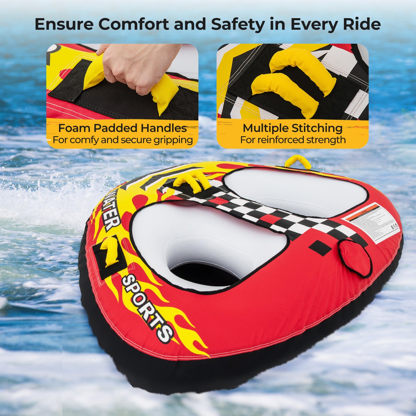 Towable Tube With Quick Connector And Drainage Water Sports at Gallery Canada