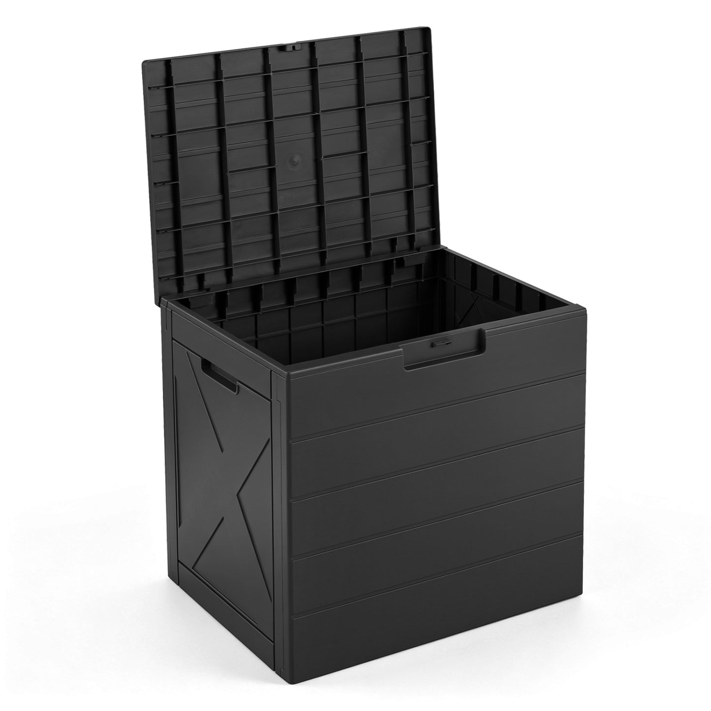 25 Gallon Storage Bin With Lid, for Patio, Black Sheds & Outdoor Storage Black at Gallery Canada