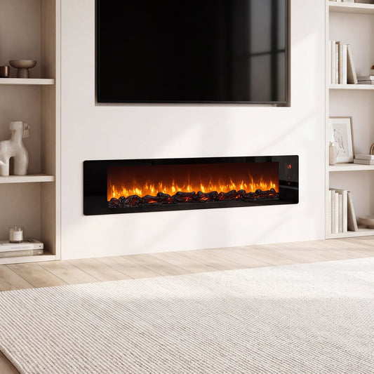 36" Electric Fireplace, 5-Level Brightness, Adjustable Speed Fireplaces Options at Gallery Canada