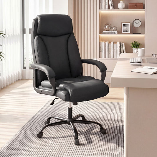 400 Pounds Adjustable High Back Leather Office Chair Big and Tall Chairs Options at Gallery Canada