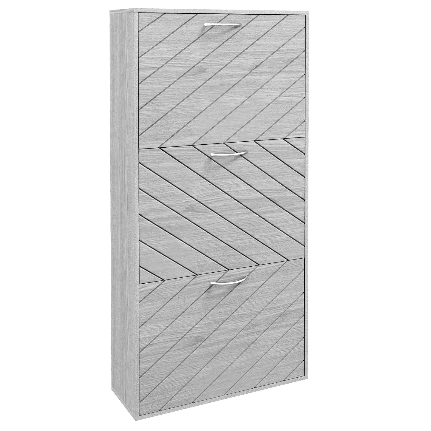 Shoe Storage Cabinet, 3 Flip Drawers, Slim 12 Pair Organizer Shoe Storage Cabinets & Racks at Gallery Canada