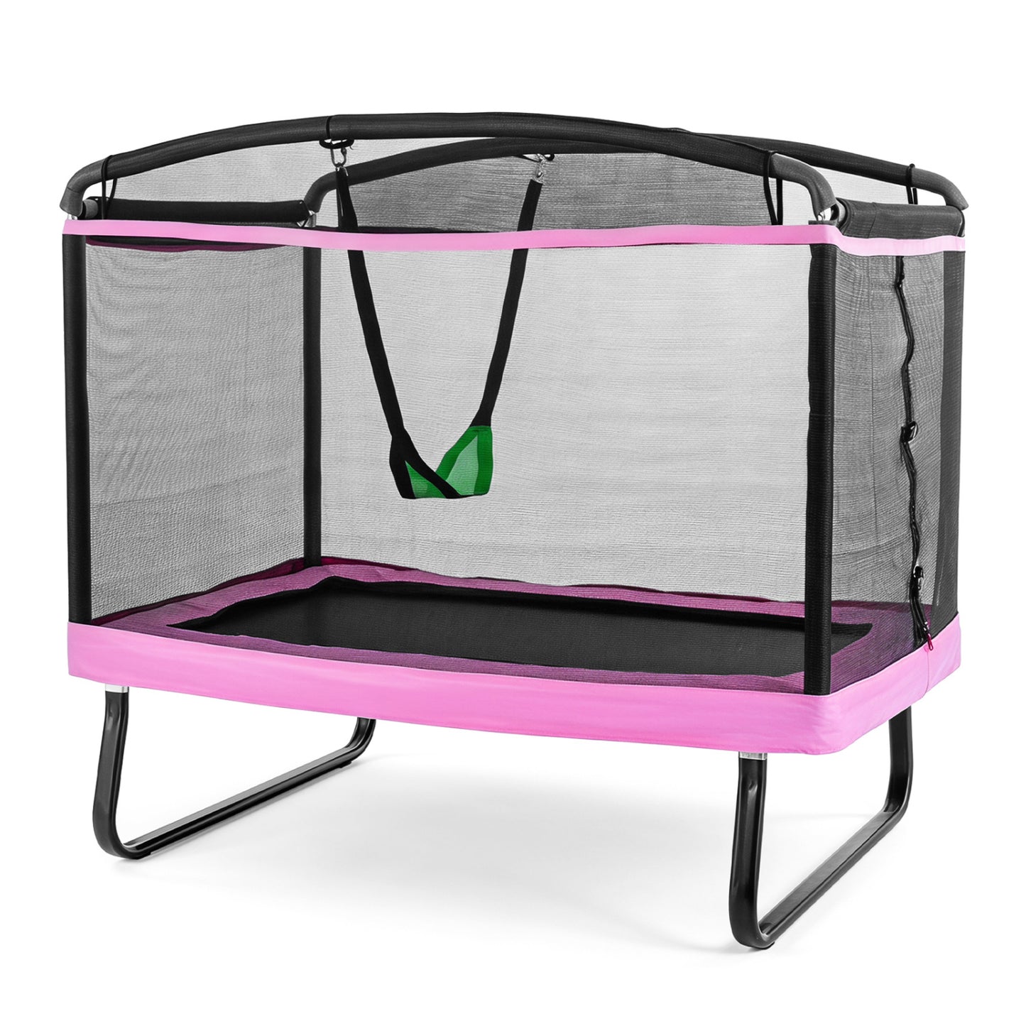 6 Ft Kids Trampoline with Swing & Safety Net, Pink Trampoline Accessories Pink at Gallery Canada