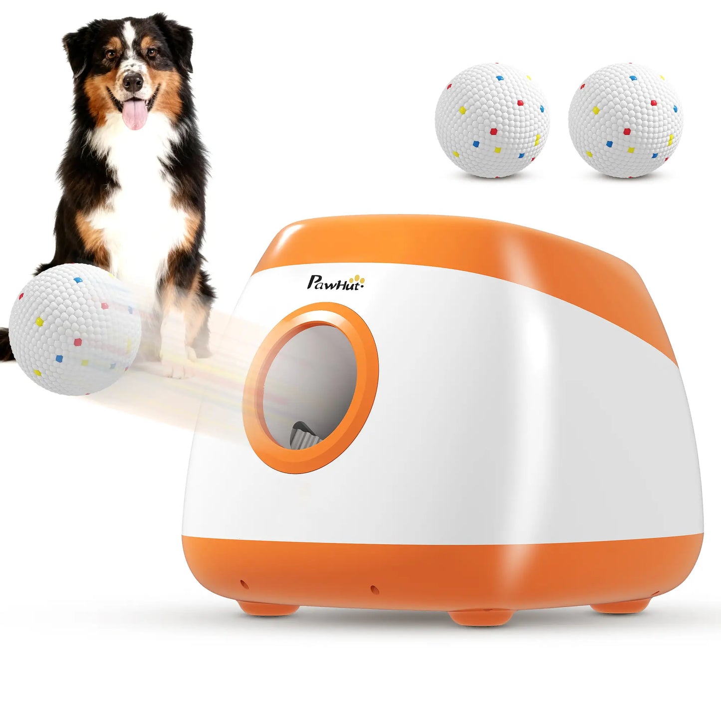 Automatic Dog Ball Launcher, 26-79ft, Medium Large Dogs, Orange Dog Agility Training Equipment at Gallery Canada