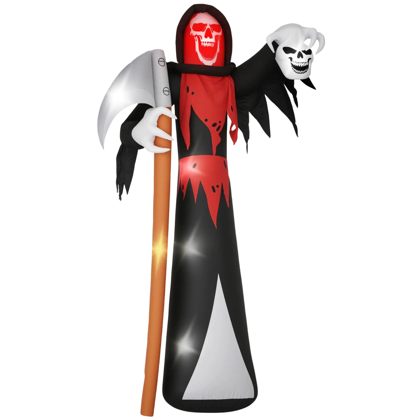 12 FT Halloween Inflatable Grim Reaper, Garden Decor with Lights Halloween Decorations at Gallery Canada