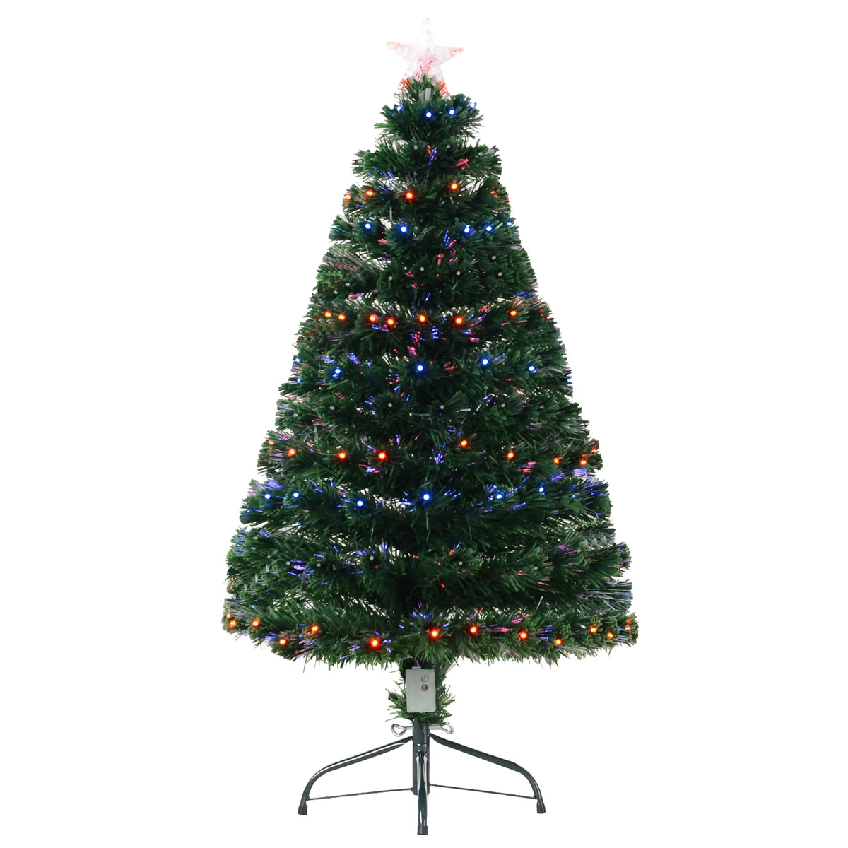 4ft Prelit Artificial Christmas Tree, Spruce Hinged Full Artificial Christmas Trees at Gallery Canada