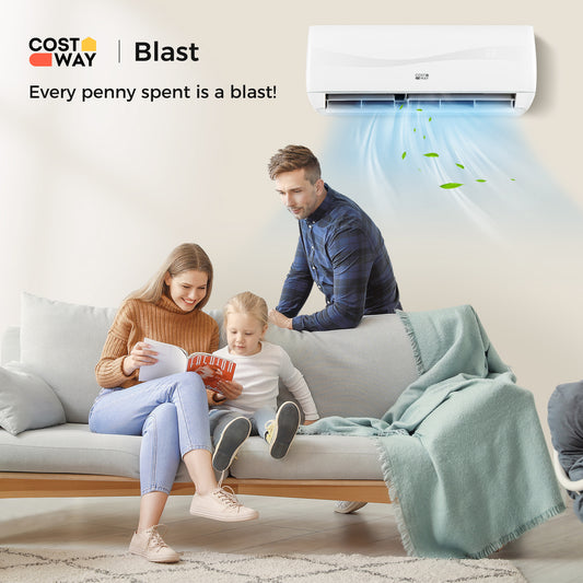 9000 BTU 19 SEER2 Ductless Mini Split Air Conditioner, White Mini Split Air Conditioners White at Gallery Canada