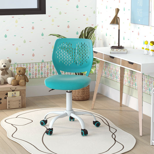 Adjustable Height Ergonomic Children Study Chair, Turquoise Kids Chairs & Seating Turquoise at Gallery Canada