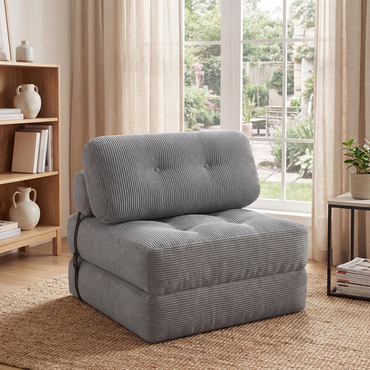 Folding Sofa Bed With Pillow, Gray Sofas & Loveseats Gray at Gallery Canada