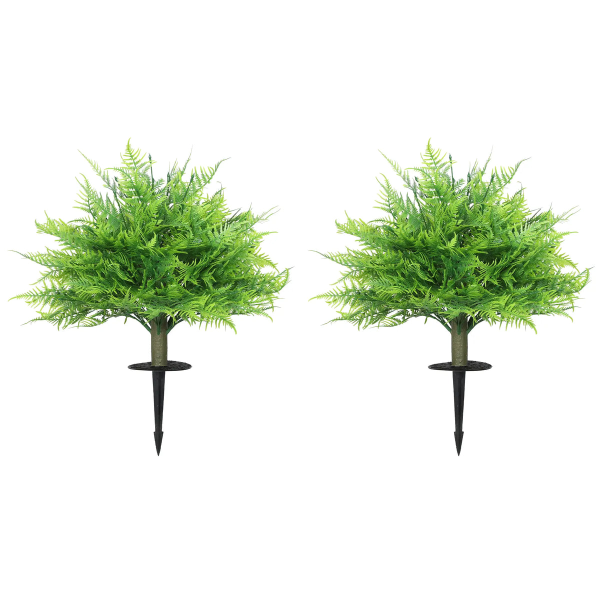 Artificial Boston Ferns, UV-Resistant Fake Plants, Indoor Outdoor Decor, Set of 2 Artificial Trees at Gallery Canada