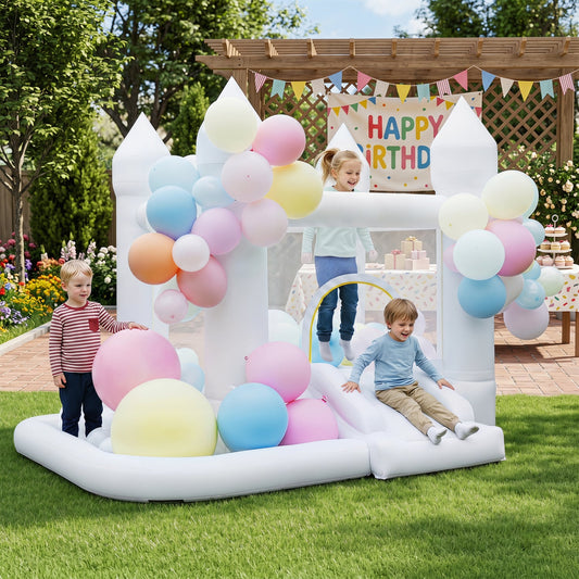 Inflatable Bounce House With Jumping Area, Basketball Hoop, 480W Blower Bounce House Options at Gallery Canada