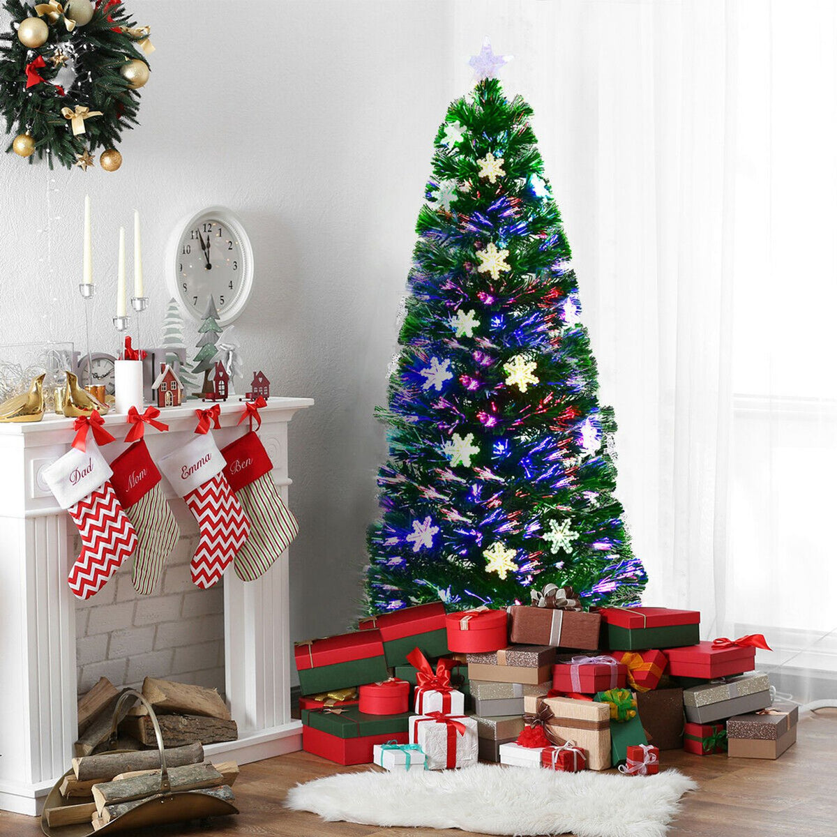 LED Optic Artificial Christmas Tree, 5 Feet, Green Christmas Tree at Gallery Canada