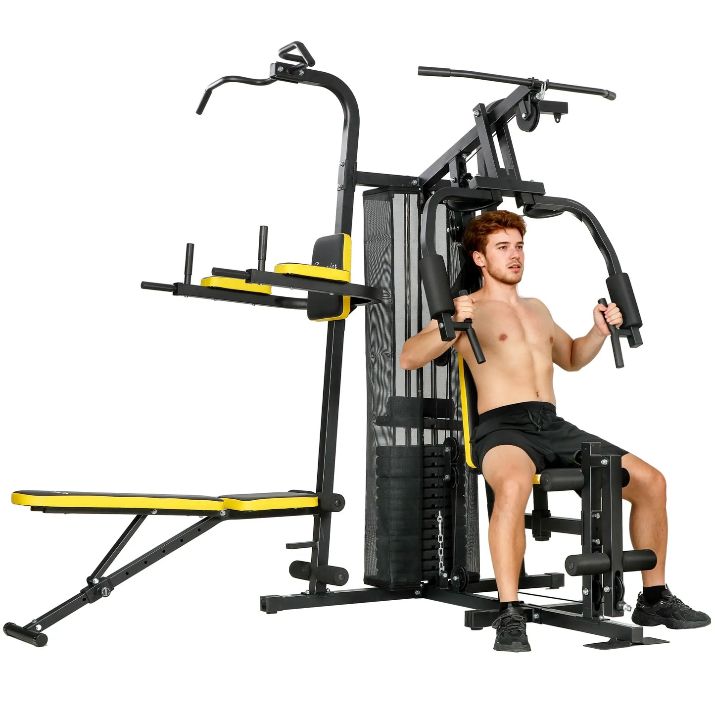 Smith Machine, Multi Home Gym with Weight Stack and Pulley System Power Towers at Gallery Canada