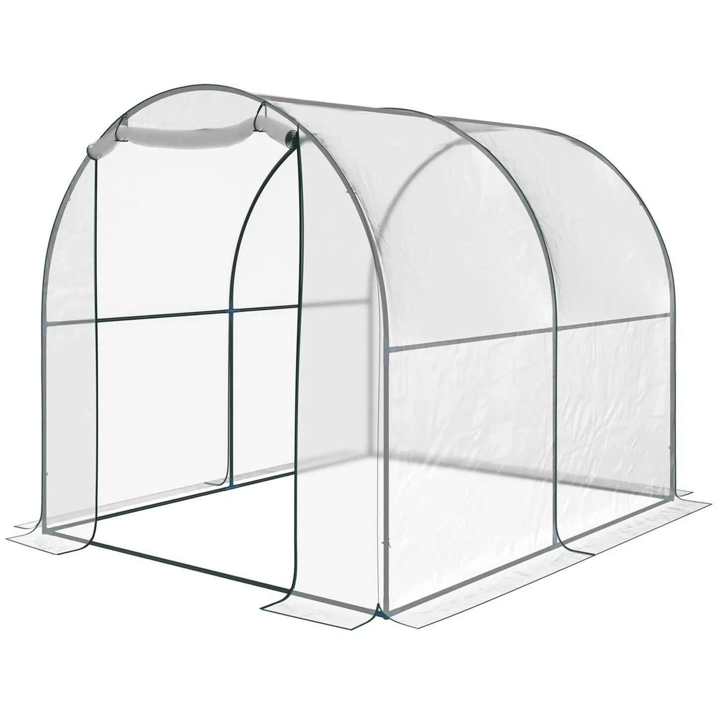 6.6' x 8.2' x 6.6' Dome Tunnel Greenhouse, Transparent Tunnel Greenhouses at Gallery Canada