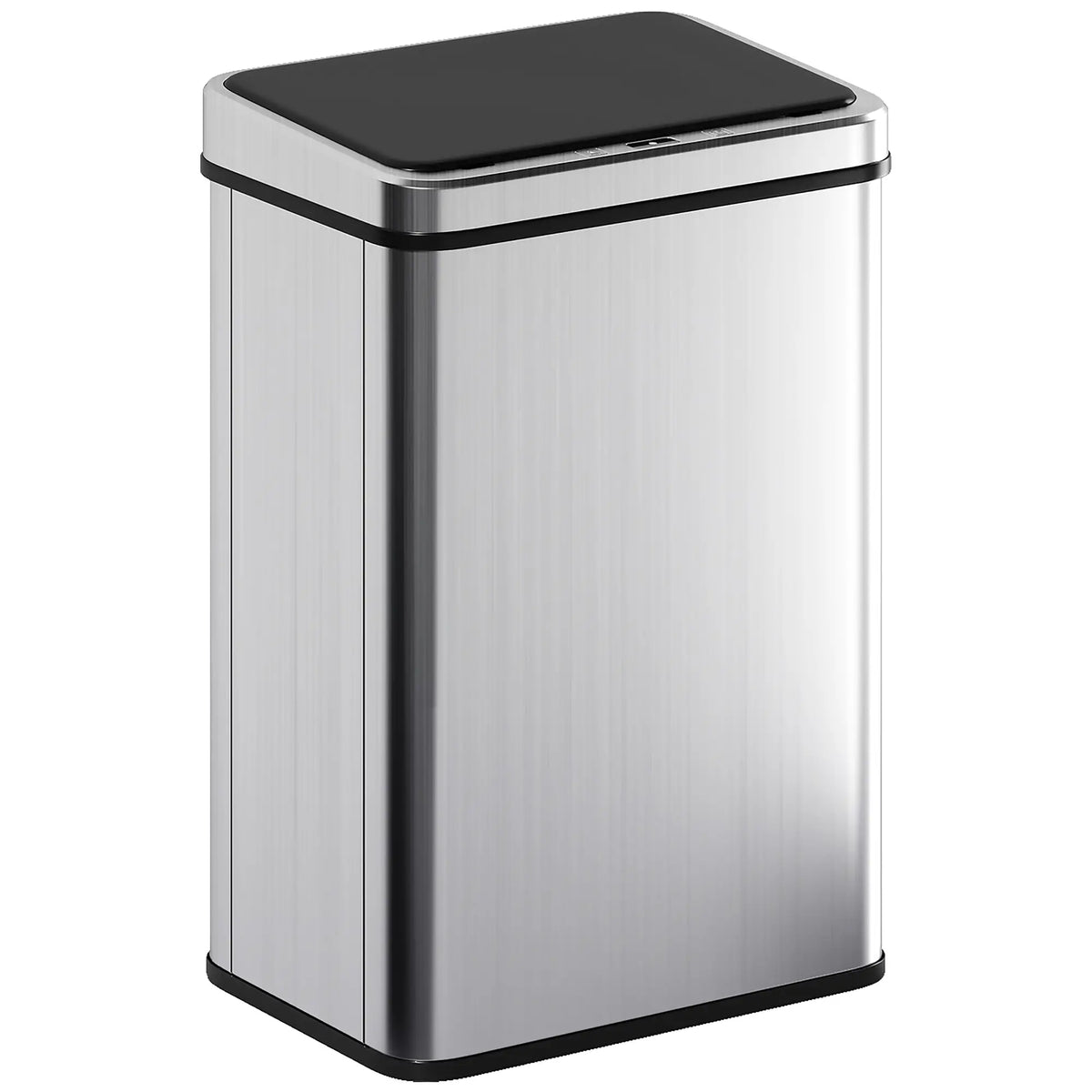 10.6 Gallon Automatic Garbage Can, Soft-Close Lid, Touchless, Fingerprint Resistant Stainless Steel Household Supplies at Gallery Canada
