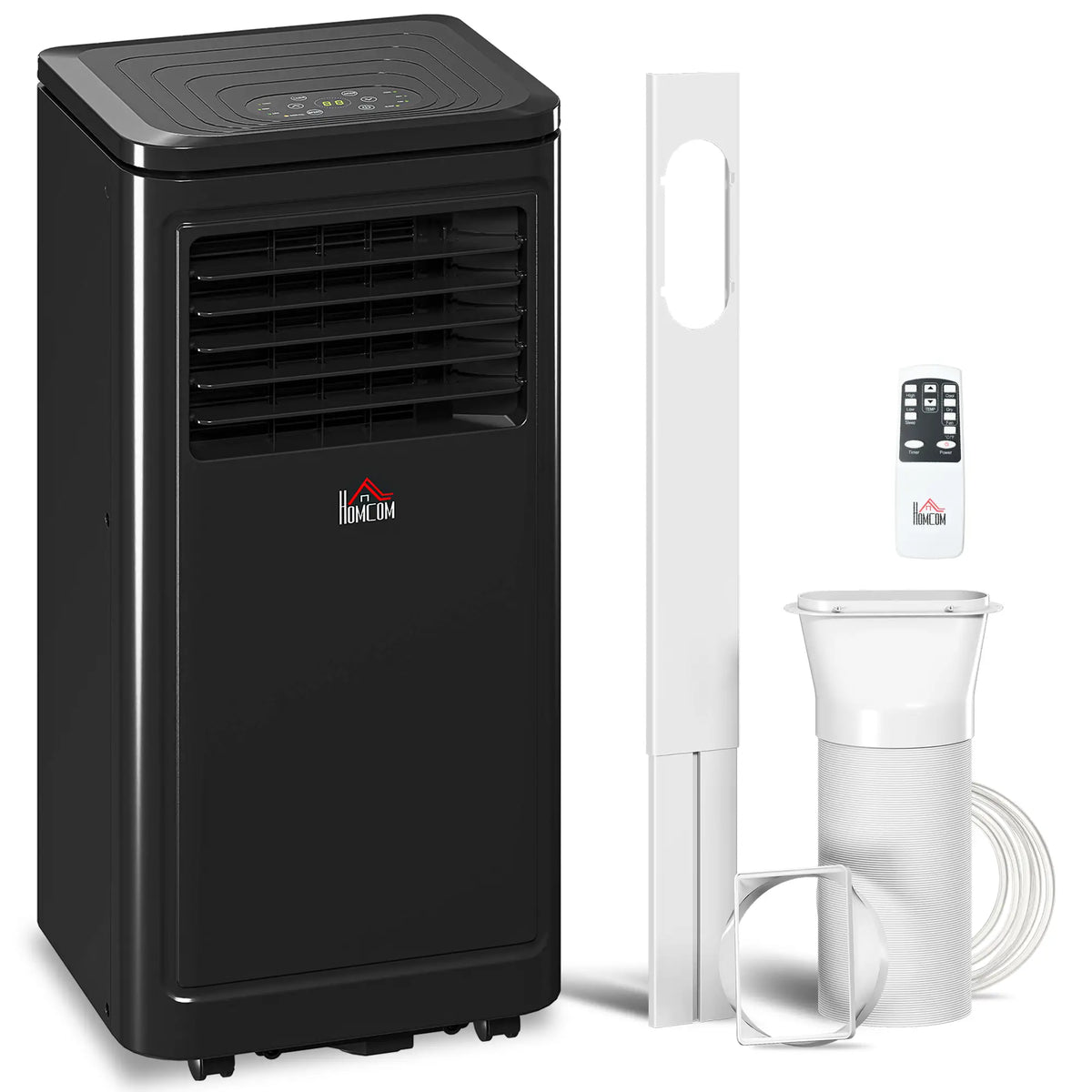 8000 BTU Portable AC, Dehumidifier, Remote, 24H Timer, Black Air Conditioner at Gallery Canada