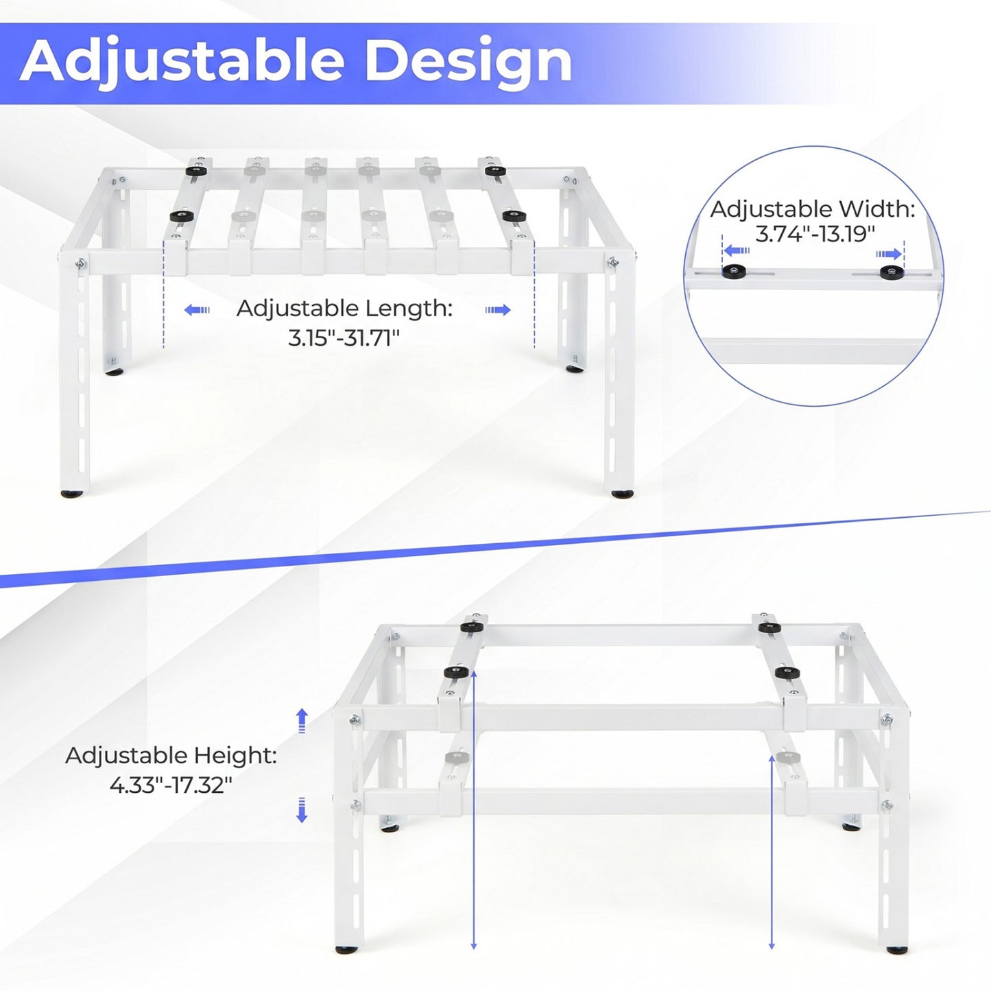Heavy-Duty AC Base for 9000-36000 BTU, White Mini Split AC Parts & Accessories at Gallery Canada