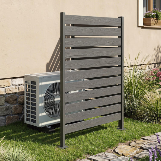 Outdoor Privacy Screen Fence, Gray Decorative Fencing & Flooring Gray at Gallery Canada