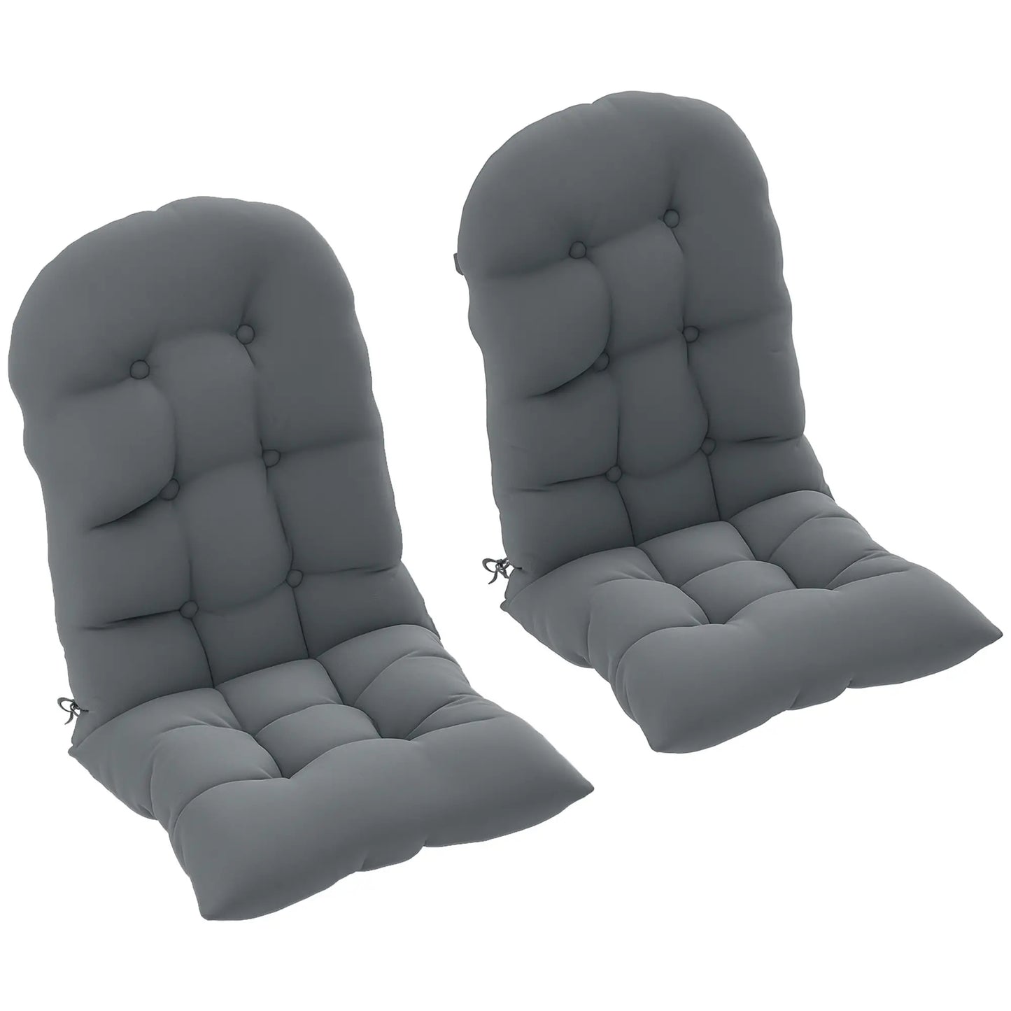 Adirondack Chair Cushions Set of 2, Grey Patio Chair Cushions at Gallery Canada