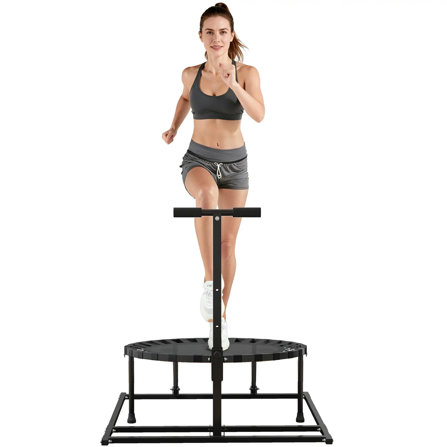 38" Rebounder Trampoline, Adjustable 8-Angle for Baseball Volleyball Soccer Trampolines at Gallery Canada