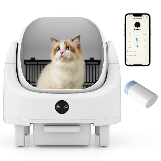 Self-Cleaning Open-Top Cat Litter Box for Multi-Cat and Senior Cats Home Cat Supplies Options at Gallery Canada
