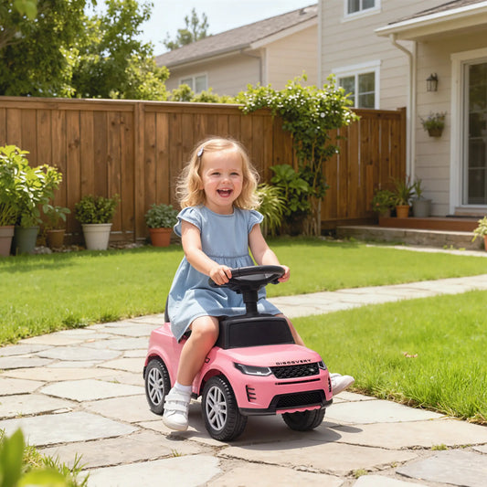 Land Rover Ride On Push Car, 18-36 M, Anti-Tip, Horn, Sounds, Pink Push Cars for Toddlers Pink at Gallery Canada
