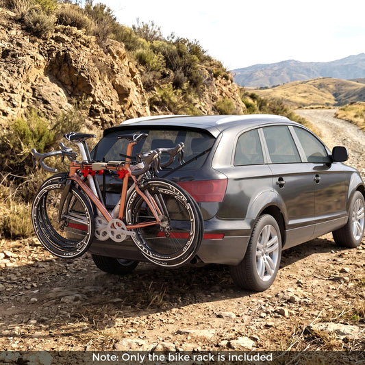 Superbuy Trunk Mount 3-Bike Rack with Anti-Sway Straps & Soft Padding for SUV Garages Black & Red at Gallery Canada