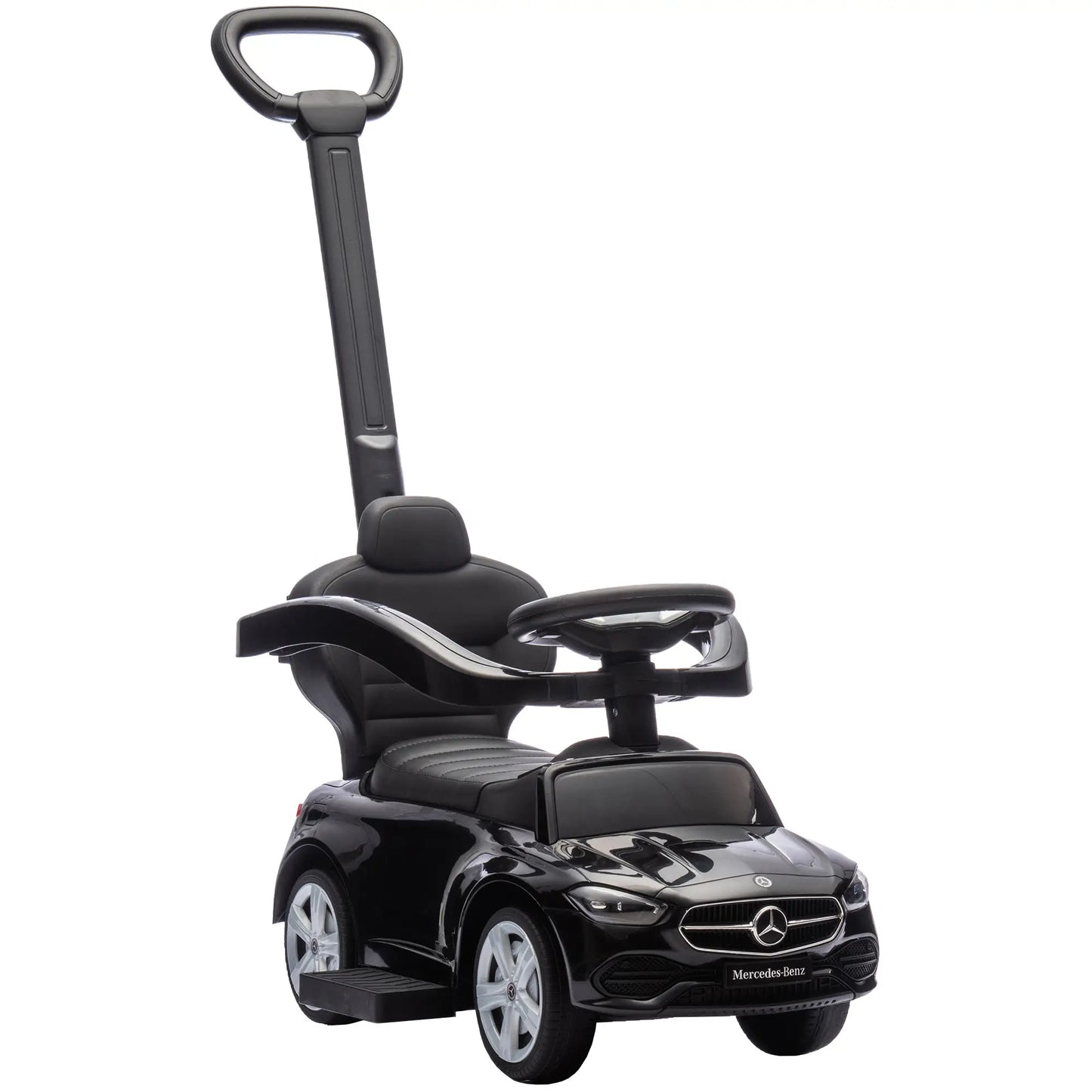 2-in-1 Sliding Walking Car for Toddlers, Black Push Cars for Toddlers at Gallery Canada