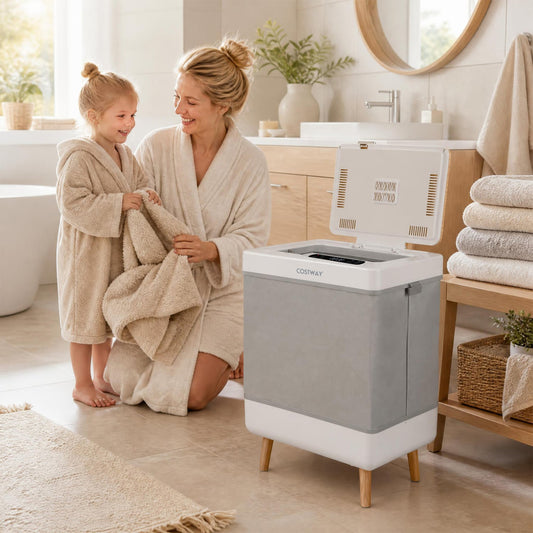 Towel Warmer Bucket, Foldable, Auto Shut Off, Natural Dryers Natural at Gallery Canada
