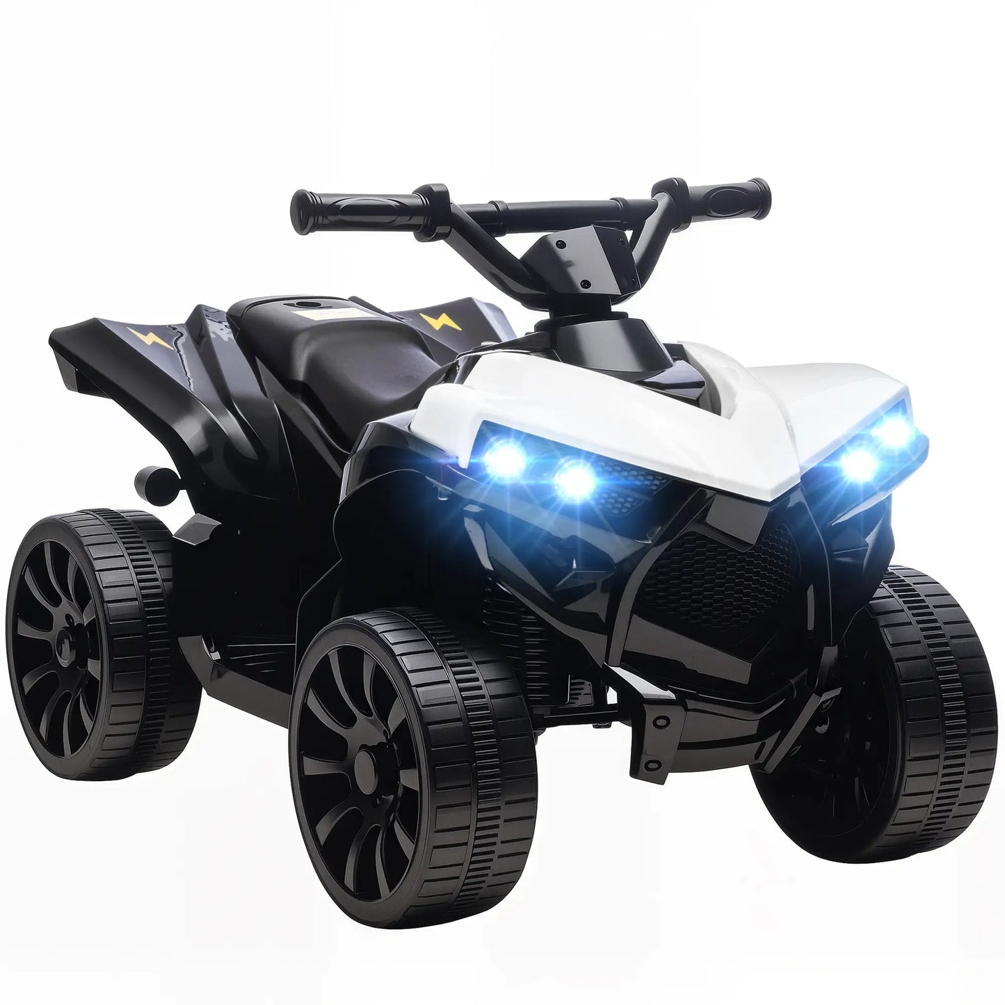 6V Kids ATV, 4 Wheeler Ride On Car, White Electric Ride-On Toys at Gallery Canada