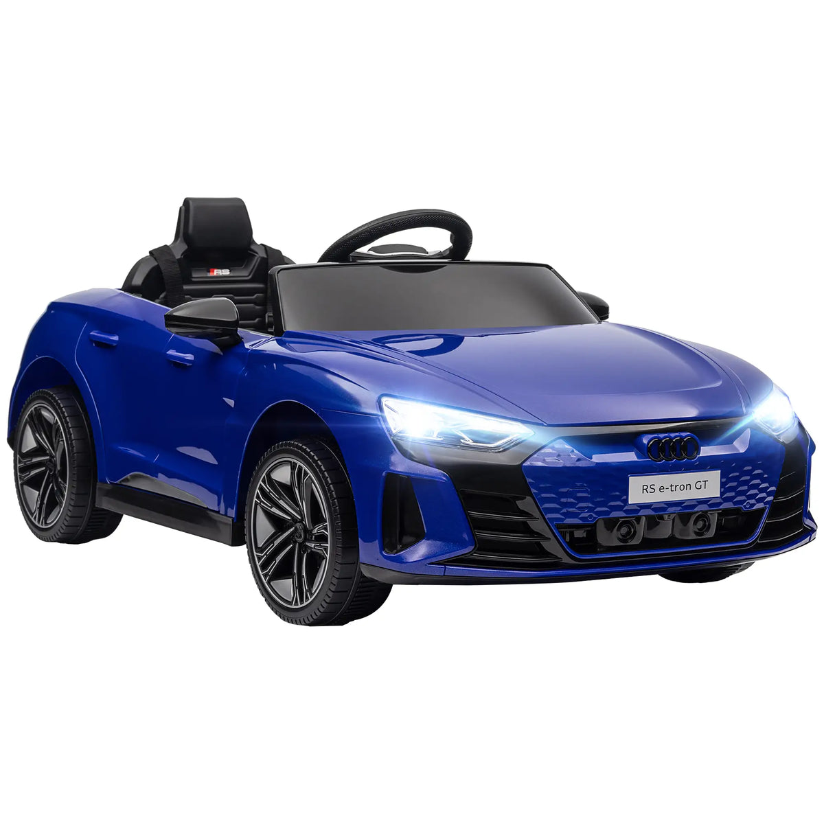 12V Kids Ride On Car, Battery Powered Electric Car, Remote Control, Navy Blue Electric Toy Cars at Gallery Canada
