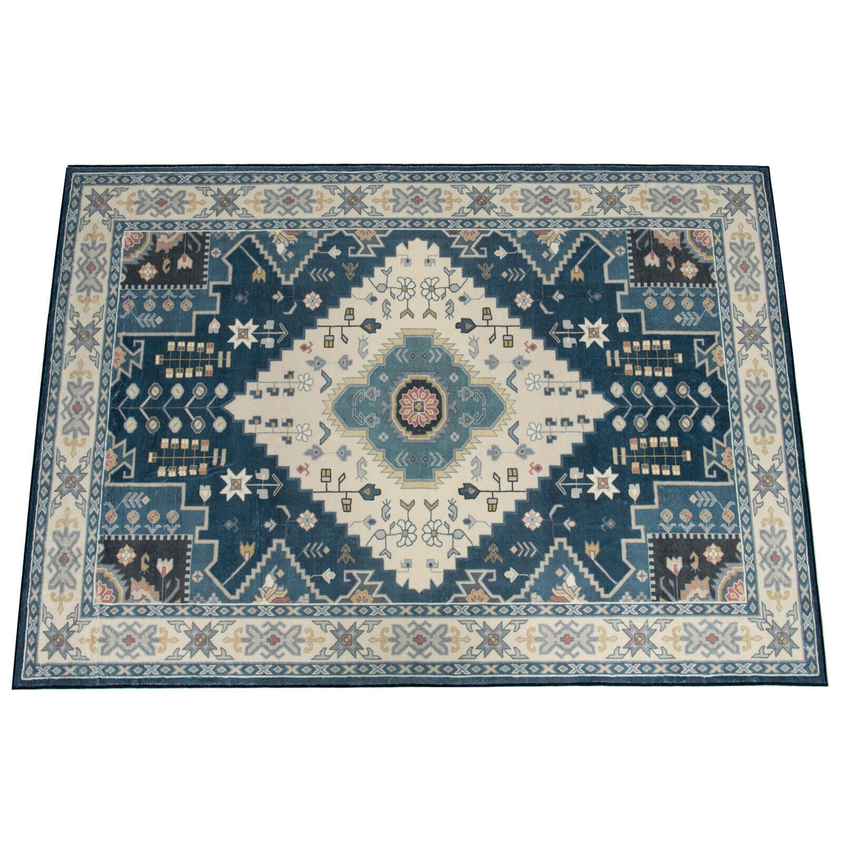 Faux Wool Fabric Area Rugs Doormat, M, Multicolor Rugs at Gallery Canada