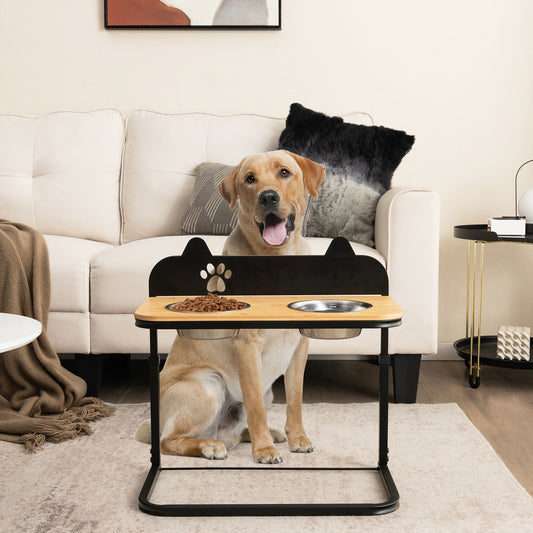 Dog Bowl Stand With 2 Stainless Steel Bowls Dog Supplies Options at Gallery Canada