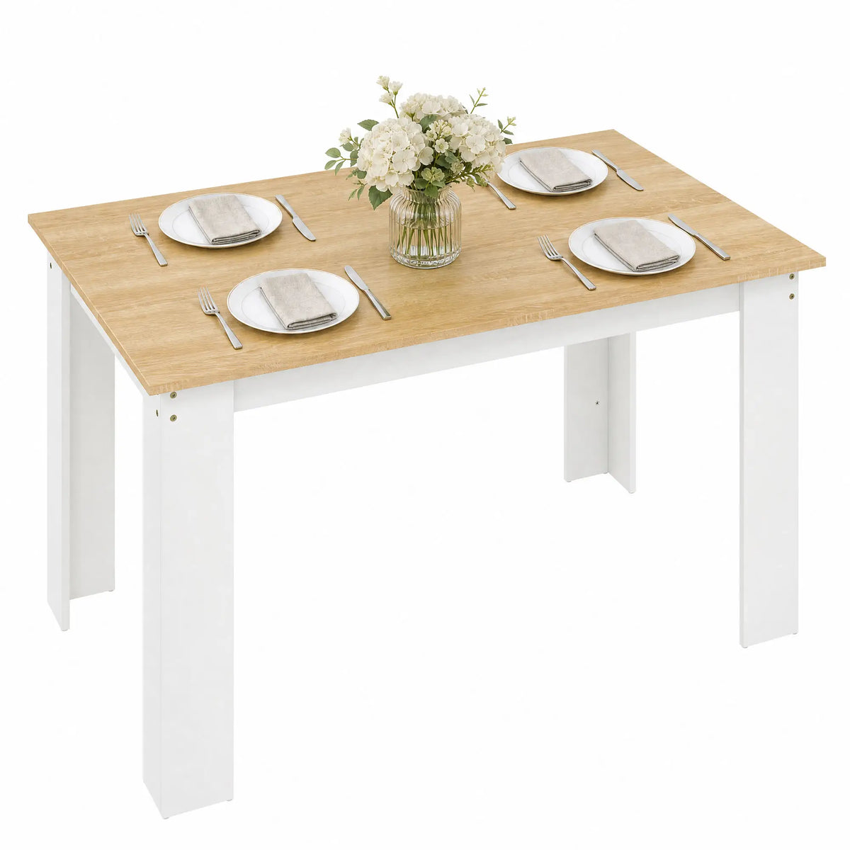 Kitchen Table for 4-6, Wood Effect Dining Table, Oak Bar Tables at Gallery Canada