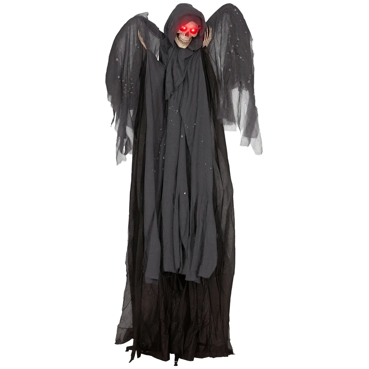 6.4' Winged Grim Reaper Halloween Decoration, Animatronic with Light Up Eyes Halloween Decorations at Gallery Canada