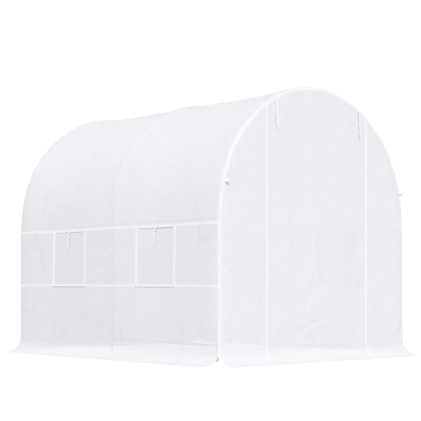 8.2x6.6x6.6ft Walk-in Greenhouse, Portable Garden Plant House, White Walk In Greenhouses at Gallery Canada