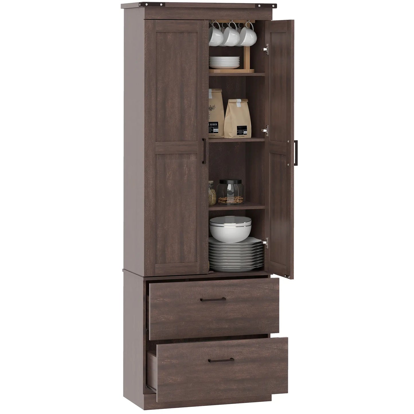 67" Tall Kitchen Pantry Cabinet, Doors, Drawers, Adjustable Shelves Kitchen Pantry Cabinets at Gallery Canada