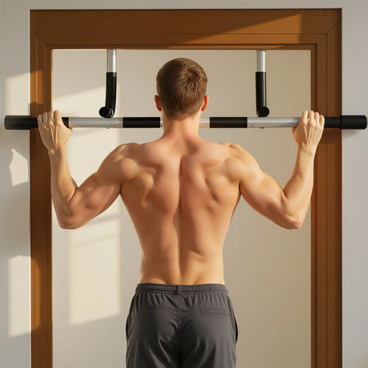 Doorway Pull-Up Bar, Home Fitness Horizontal Chin-Up Bar, Grey Strength Training Equipment Black, Grey at Gallery Canada