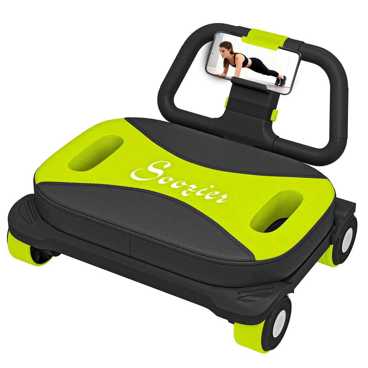Ab Wheel Roller, Automatic Rebound, Core Trainer With Phone Holder Strength Training Equipment at Gallery Canada