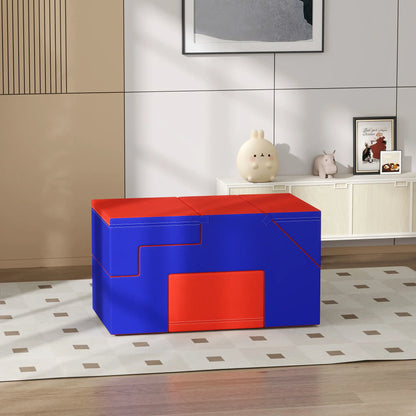 2-Piece Kids Foam Play Set for Crawl, Climb, Dark Blue Baby Gym & Playmats at Gallery Canada