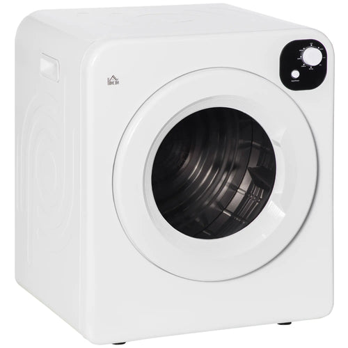 Compact Laundry Dryer, 1300W, 3.22 Cu. Ft., 7 Drying Modes, White