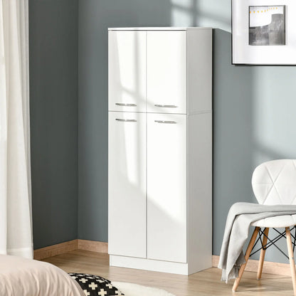 61" Pantry Cabinet, Kitchen Pantry Storage Cabinet with 2 Doors and Adjustable Shelves, Freestanding Storage Cabinet Kitchen Pantry Cabinets at Gallery Canada